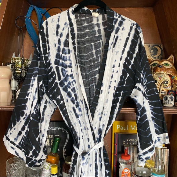 Elan Tie Dye Kimono Wrap size small - Picture 2 of 7
